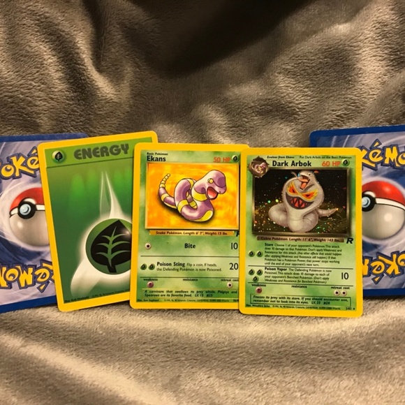 Pokemon Other - Pokemon Cards Dark Arbok Holographic Ekans